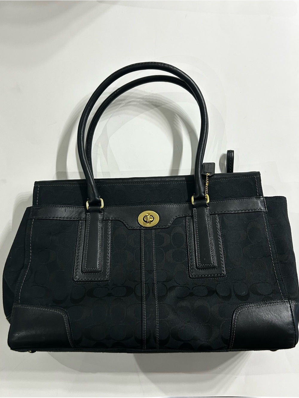 Vintage Coach Hampton Signature Carryall